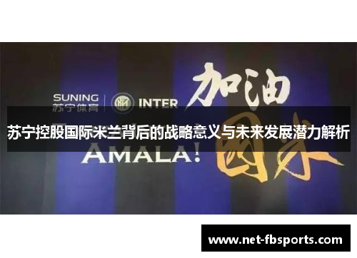 苏宁控股国际米兰背后的战略意义与未来发展潜力解析