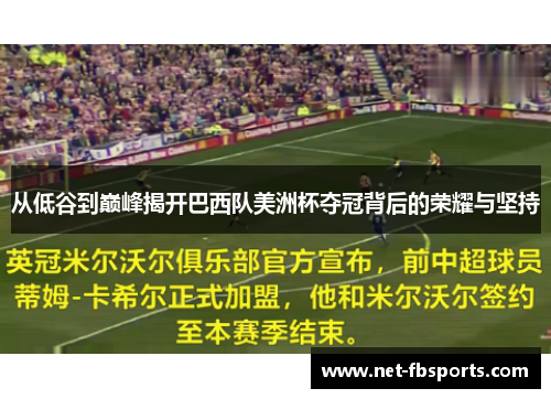 从低谷到巅峰揭开巴西队美洲杯夺冠背后的荣耀与坚持